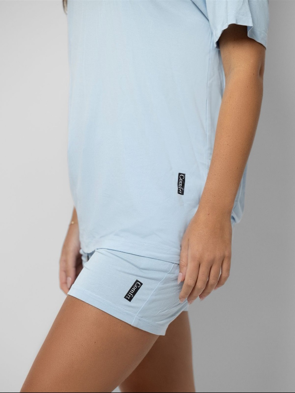 Comfrt Baby Blue Women's Lounge Shorts